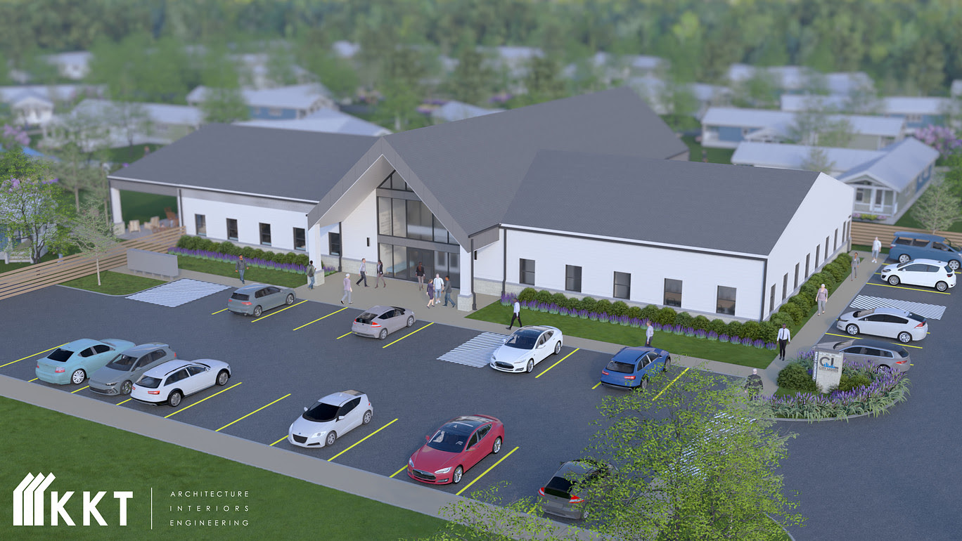City Lights Village — community center render